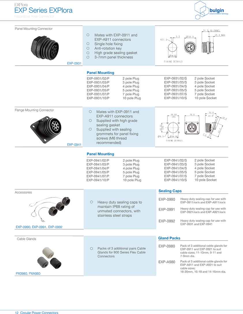 防爆系列連接器EXP-0911附件 防爆系列連接器EXP-0911附件