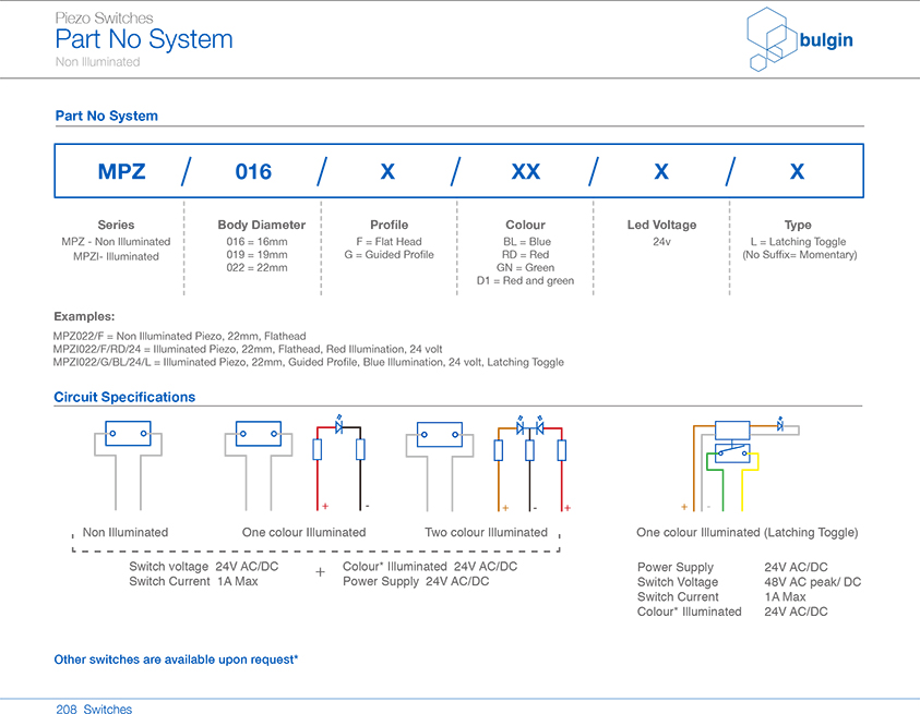 MPZI022-L不銹鋼P(yáng)iezo開關(guān)功能 MPZI022-L不銹鋼P(yáng)iezo開關(guān)功能